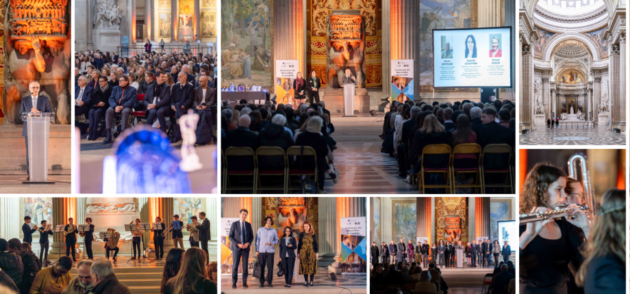 The ‘Nouvelles Avancées’ story contest celebrates its winners at the Panthéon 