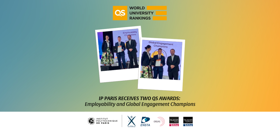 IP Paris receives two QS Awards: Employability and Global Engagement Champions